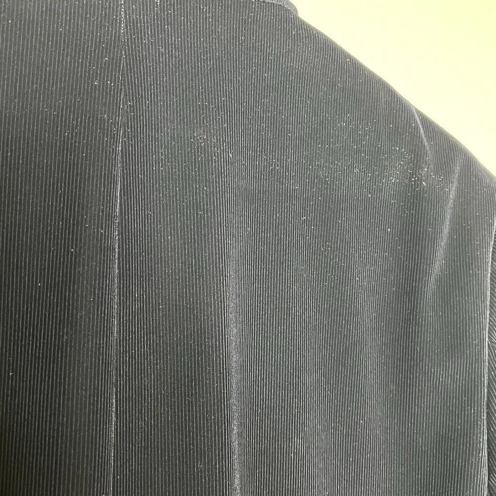 Apt. 9 Black Pin Wale Corduroy Blazer  Sport Coat Jacket Mens Size 48R PLS READ